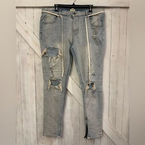 KDNK Blue Skinny Taper Jeans – Size 40W x 30L – NWT